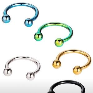 Horseshoe Barbell Fashion Jewelry-Ear Nose Lip Etc
